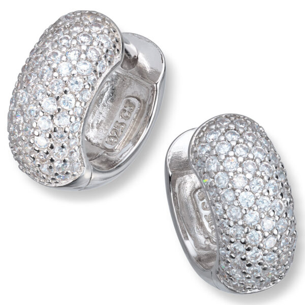 Sølv øreringer med Cubic zirkonia - Bilde 2