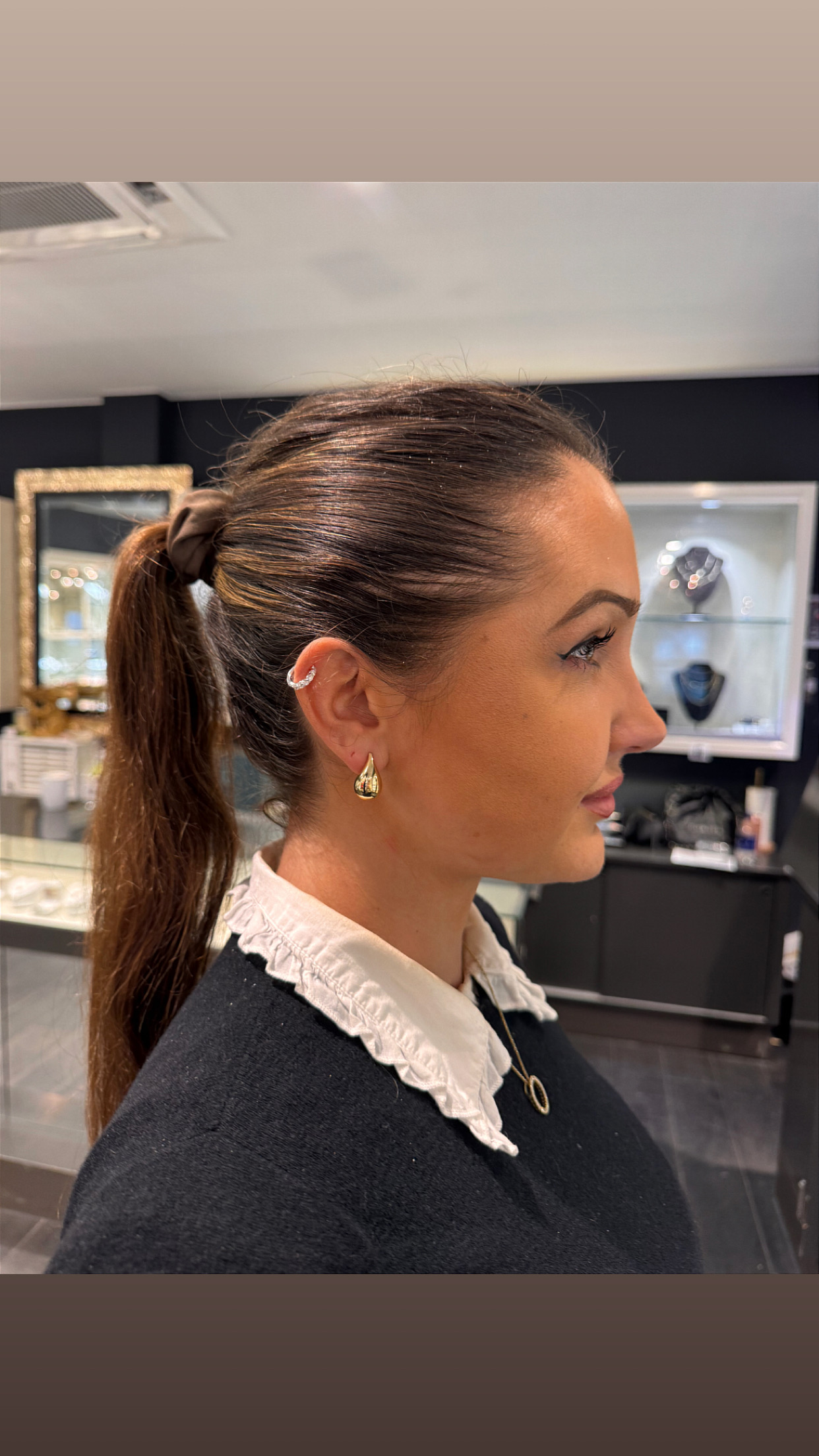 Øredobb i gult gull 2,2 gram - Bilde 3