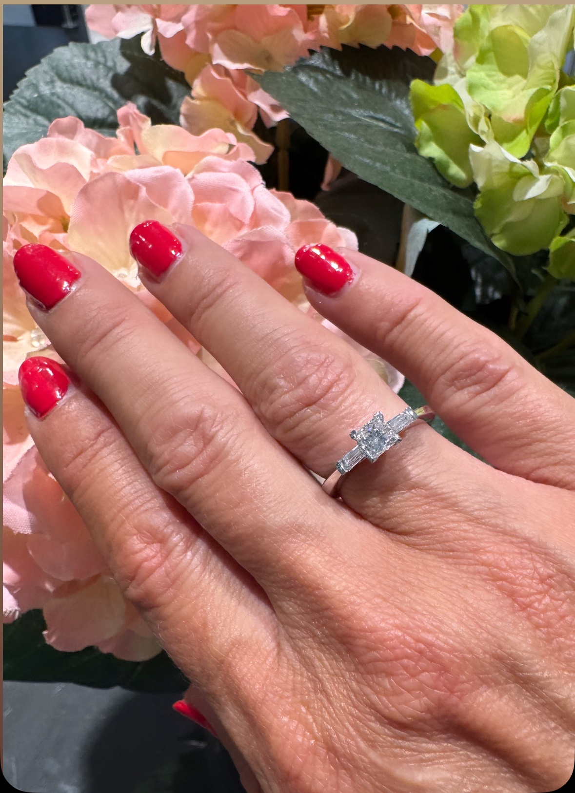 Diamantring 0,78 ct. - Bilde 3