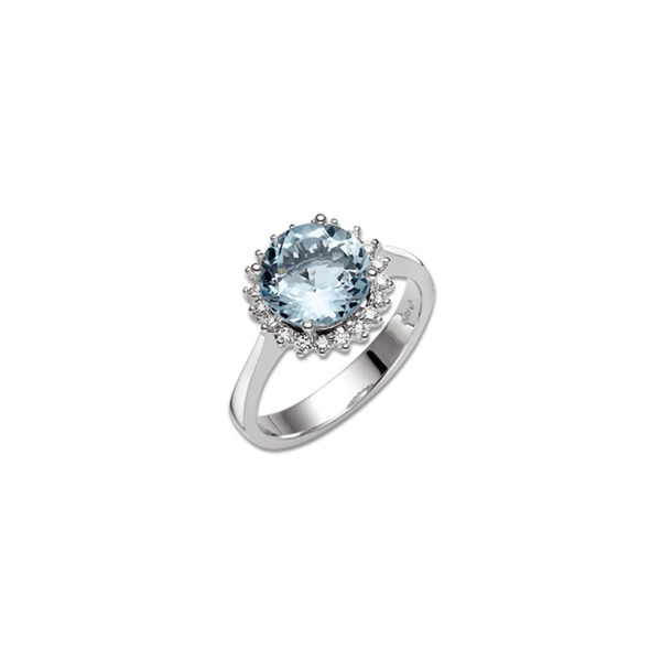 Cocktailring Aquamarin