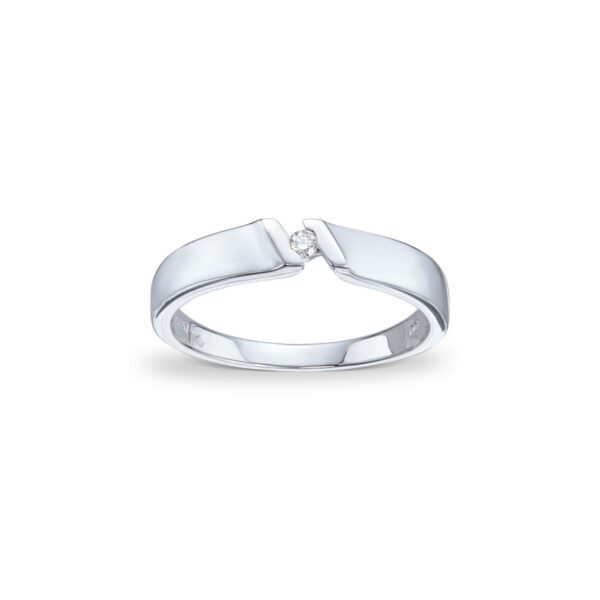 Design diamantring 0,04ct.