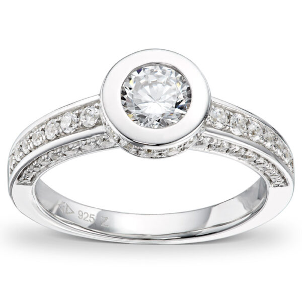 Diamantring 0,43 ct. - Bilde 2