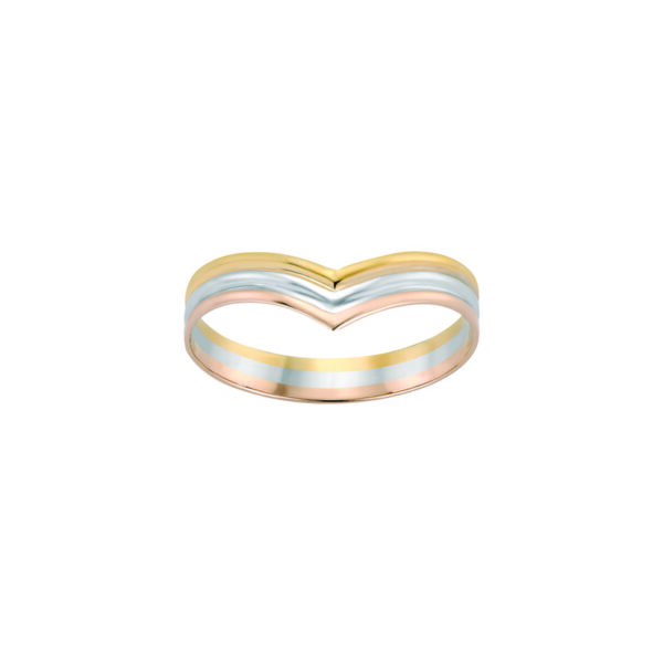 Tricolor V-ring