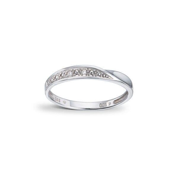 Diamantring 0,01ct
