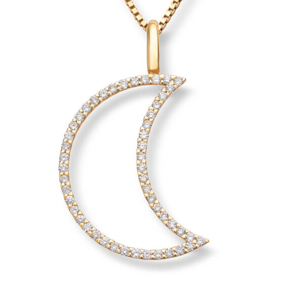 Diamantanheng måne 0,50ct - Bilde 2