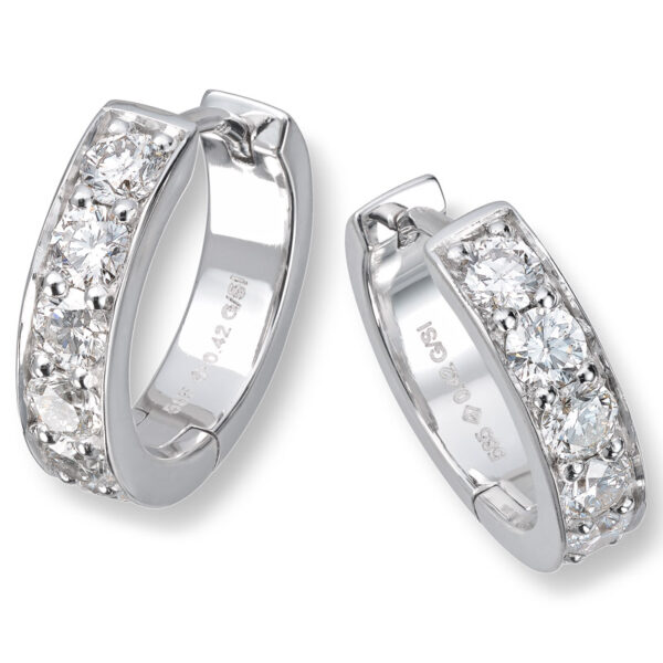 Diamantøreringer 0,84ct - Bilde 2