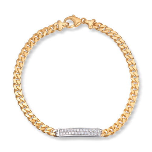 Panserarmbånd 10 gram 0,24ct