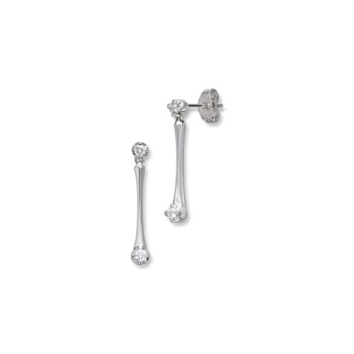 Hengende diamantørepynt 0,22ct w-si