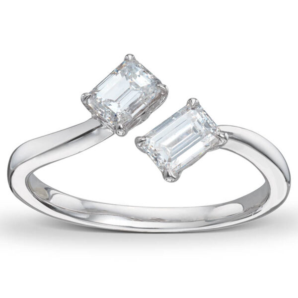 Toi et Moi-ring 0,85ct tw-p - Bilde 2