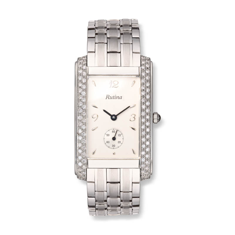 Gullklokke med 0,80ct diamanter