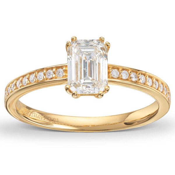 LAB diamantring 0,91ct - Bilde 2