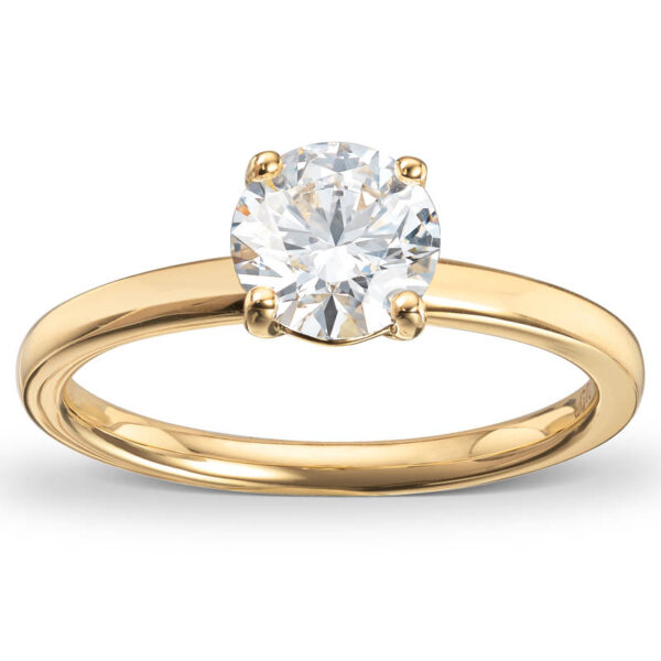 LAB enstens diamantring 1,00ct - Bilde 2