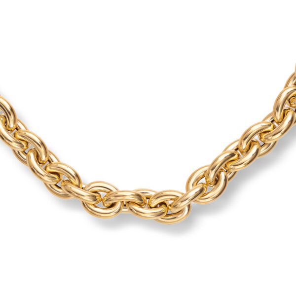 Gult gull kjede rund anker 19,5 gram - Bilde 2