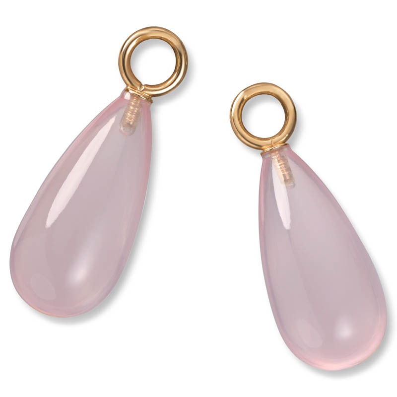 Charms til øreringer Rosenkvarts - Bilde 3