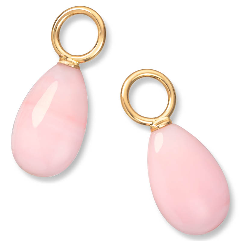 Charms til øreringer rosa Opal - Bilde 3