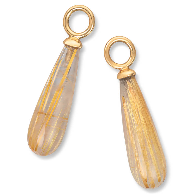 Charms til øreringer Rutilkvarts - Bilde 3