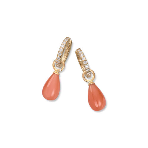 Charms til øreringer indisk Månesten