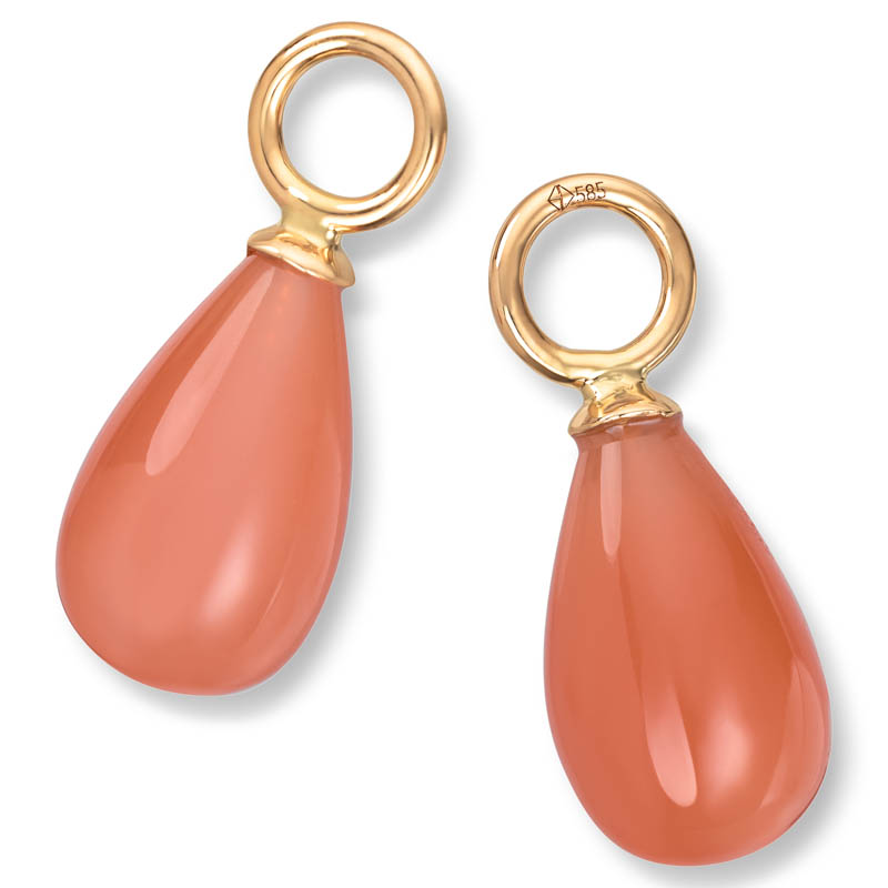 Charms til øreringer indisk Månesten - Bilde 3