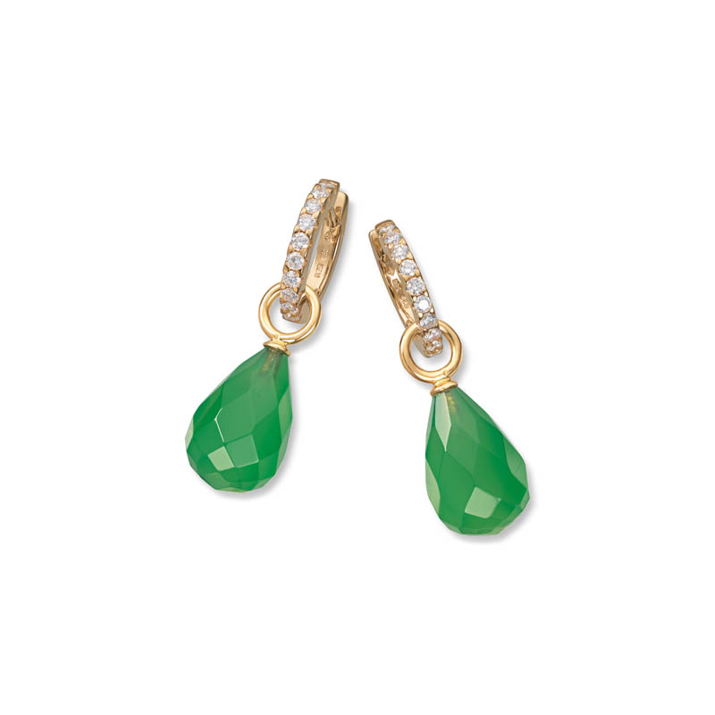 Charms til øreringer Agat