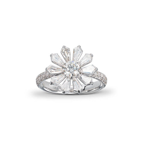 Diamantring blomst - one of a kind 1,99ct
