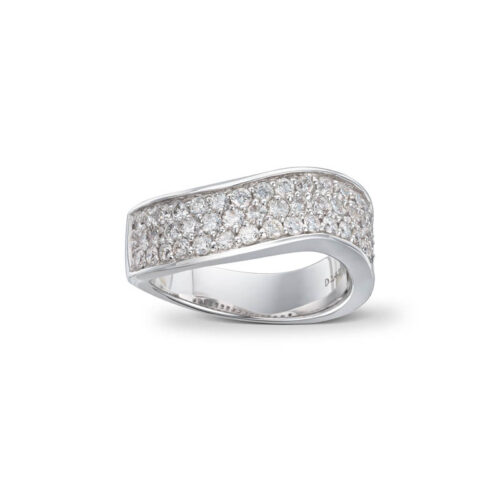 1,42ct diamantring i 18kt hvitt gull