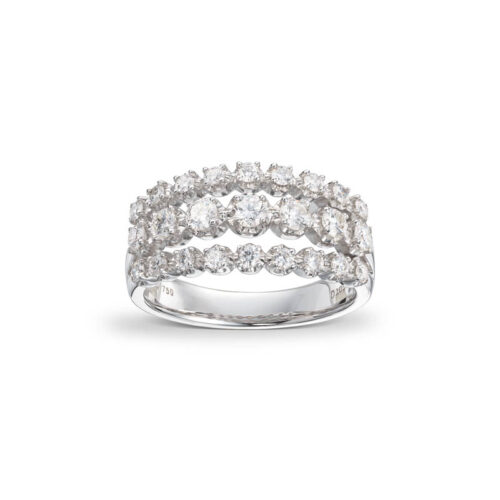 3- raders diamantring 1,05ct