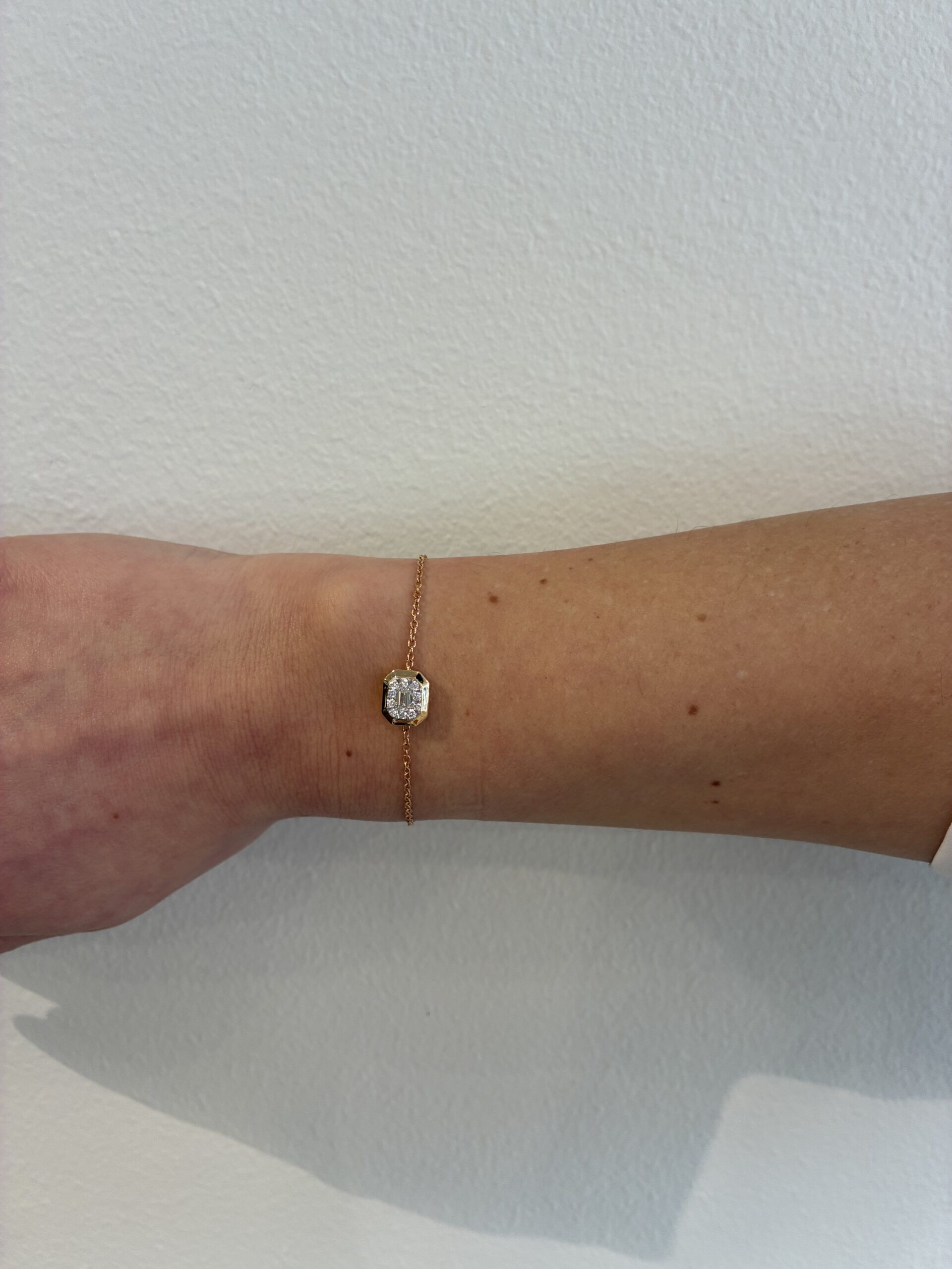 Armbånd i rosegull med diamanter 0,37ct - Bilde 2