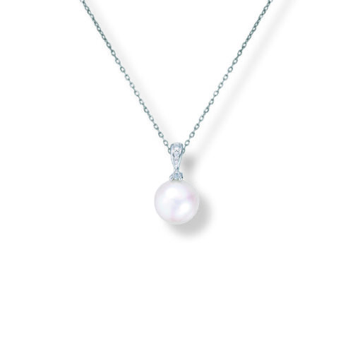 Perleanheng med diamant