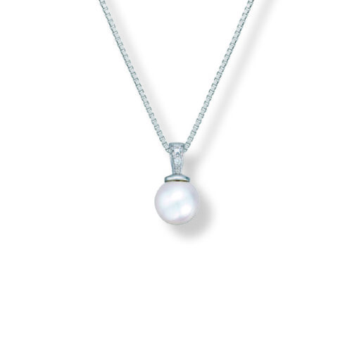 Kulturperleanheng med diamant