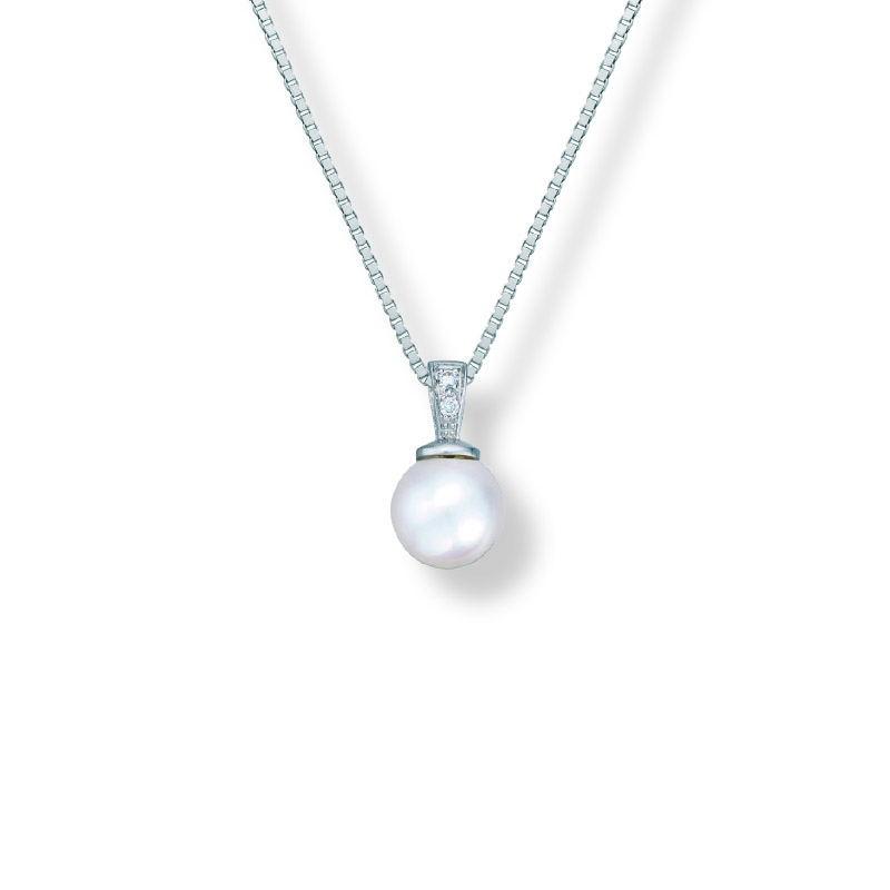 Kulturperleanheng med diamant